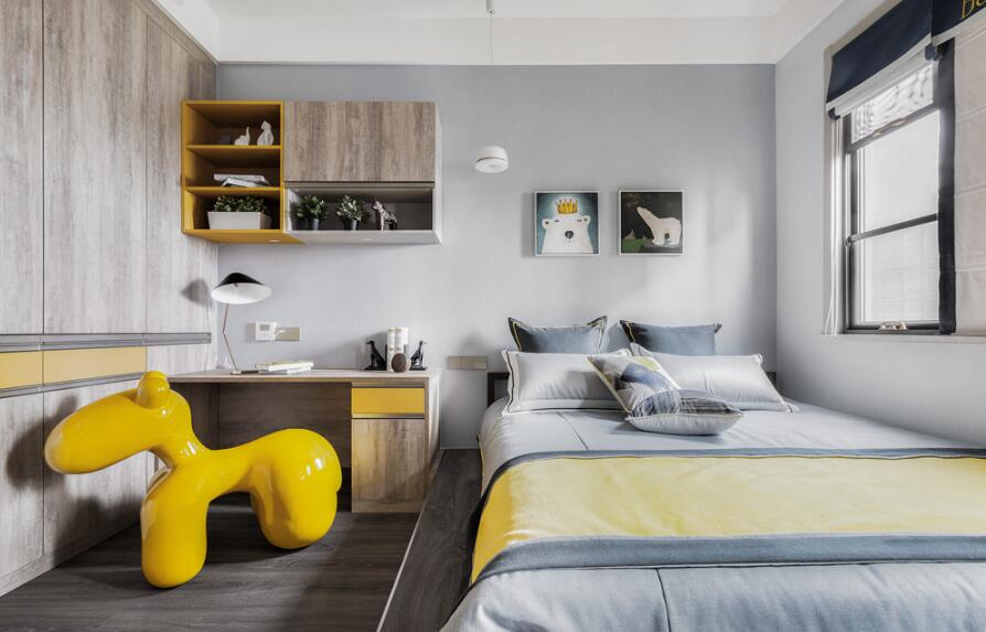100平方小卧室简单家装效果图片