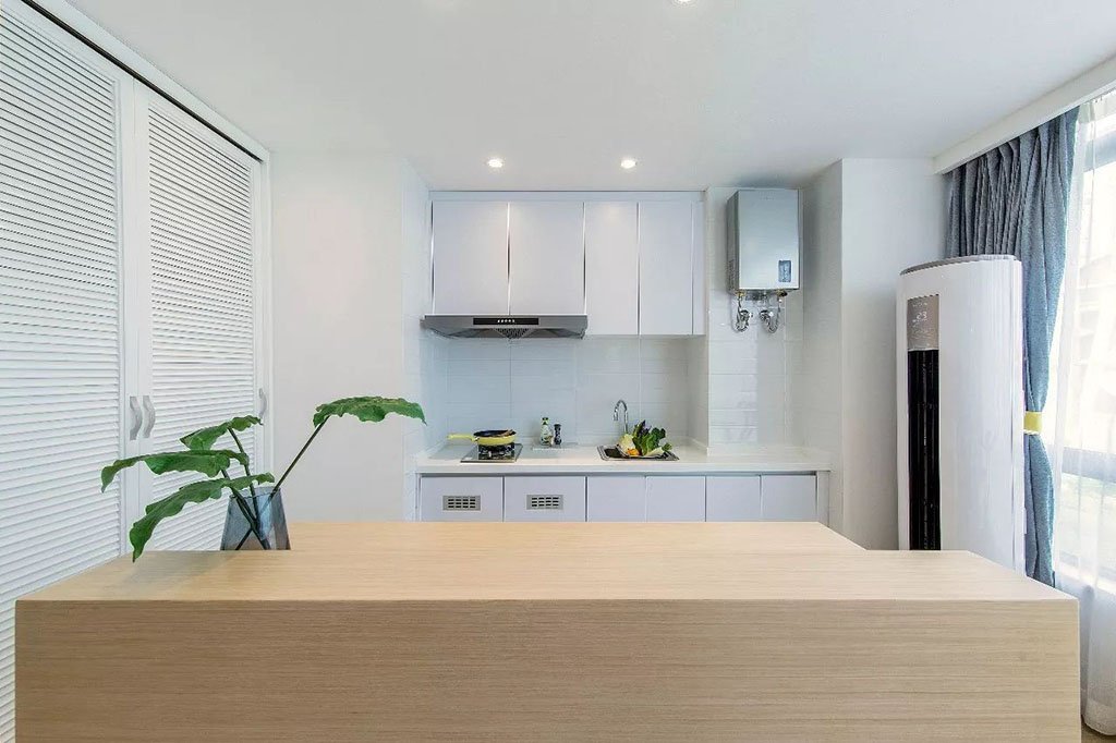 105平米简约风格厨房装修设计效果图