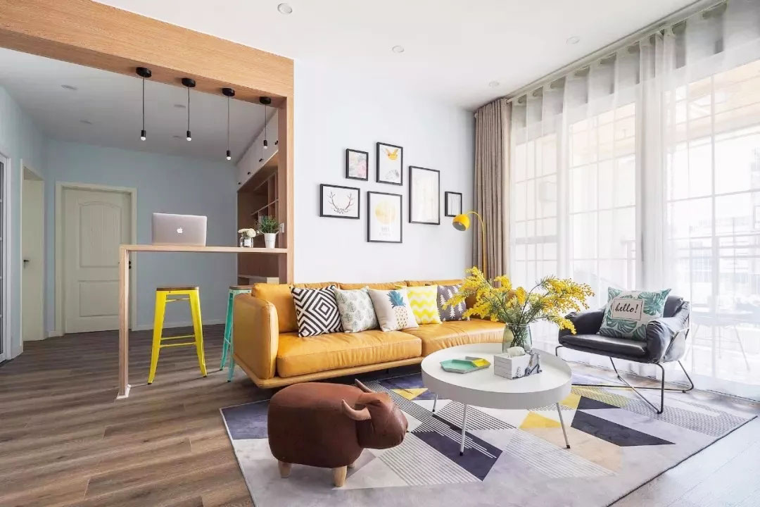 118平方新房客厅家具沙发装修设计赏析