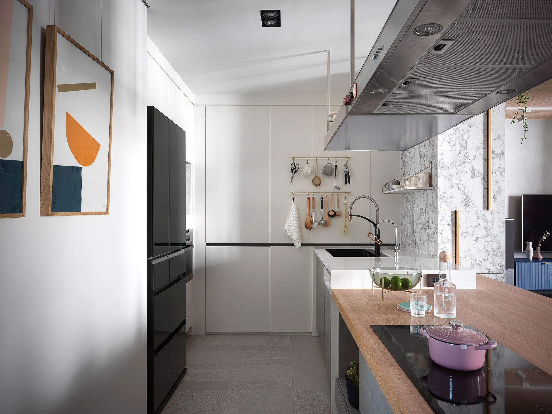 152平米现代风格四室两厅厨房装修效果图