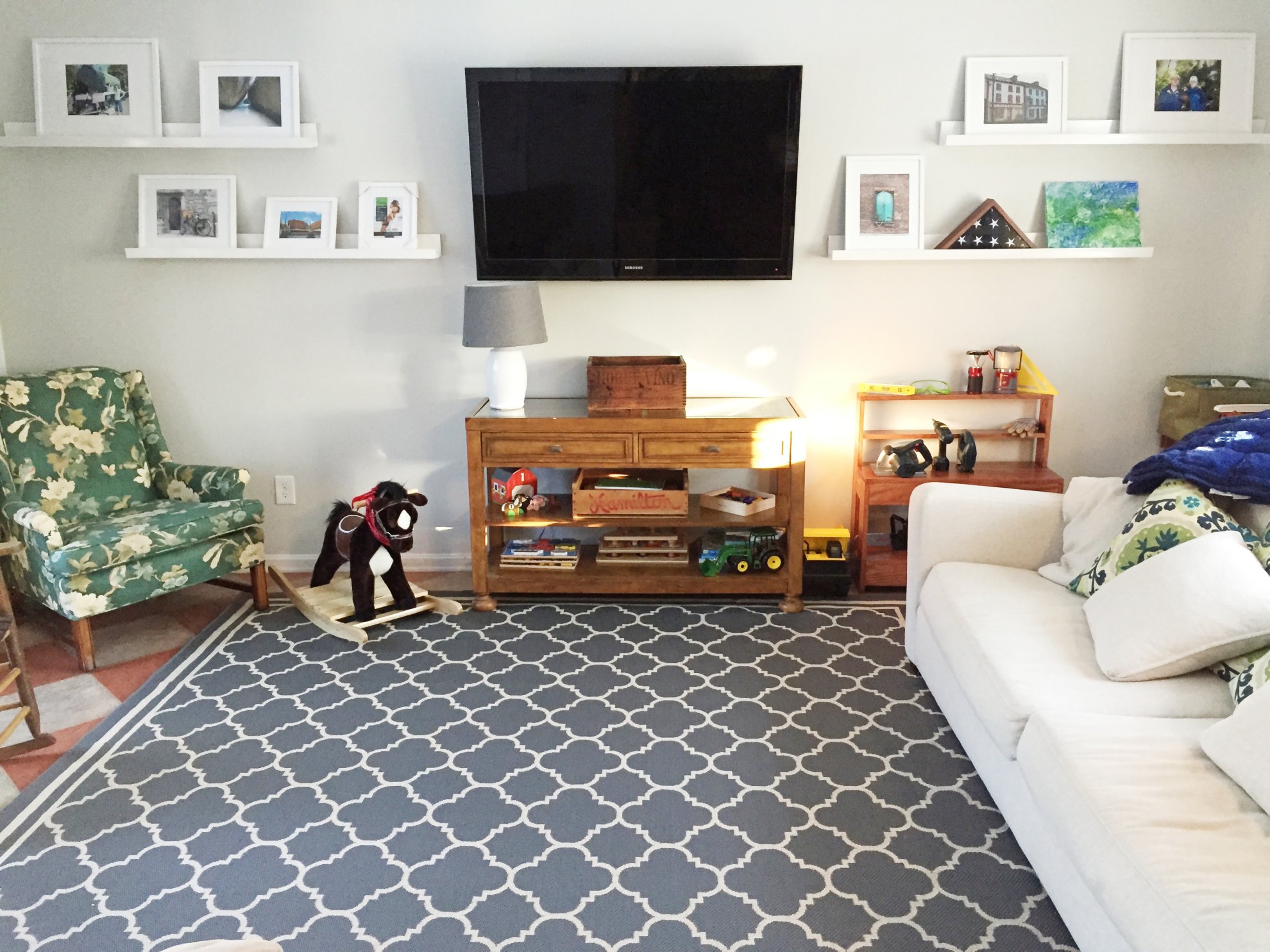 客厅地毯与沙发搭配效果图片