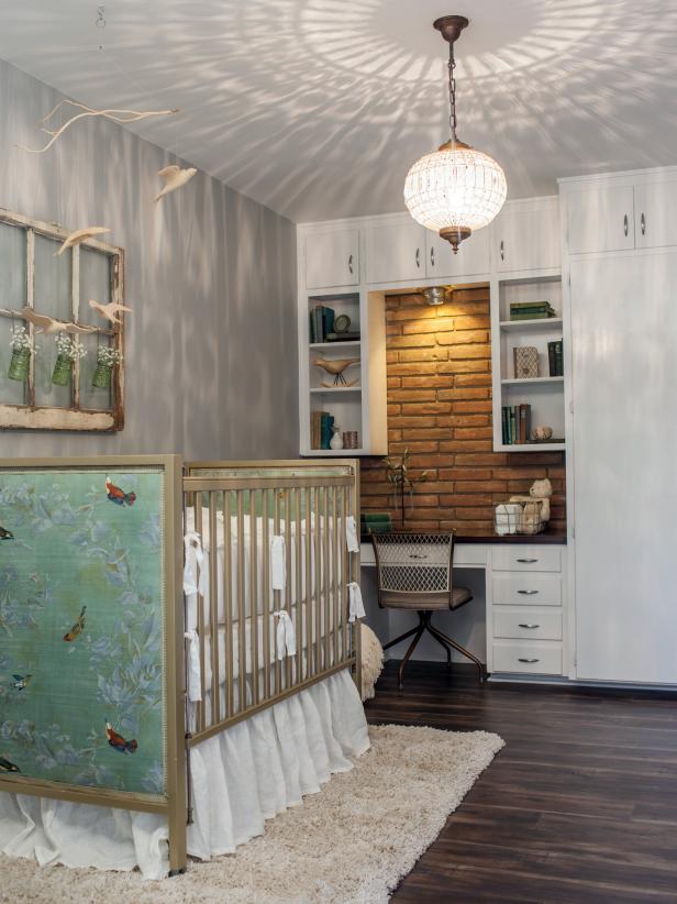 2019家居婴儿房间书桌布置效果图片