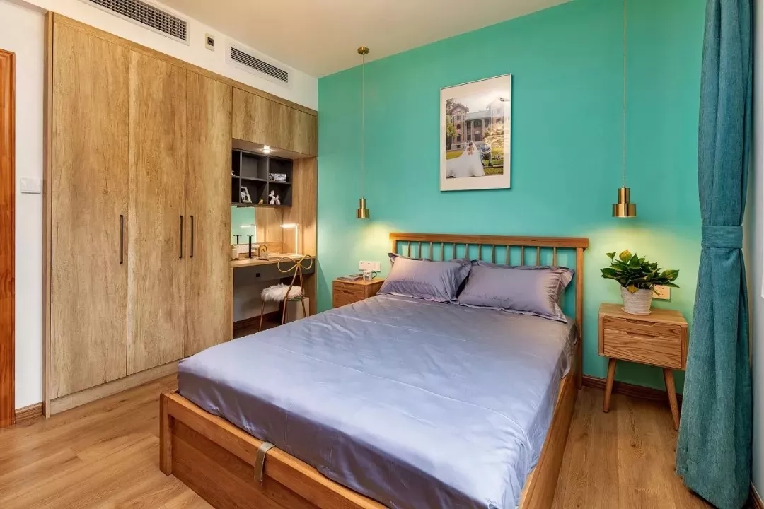98平米小户型卧室实木家具装修效果图大全