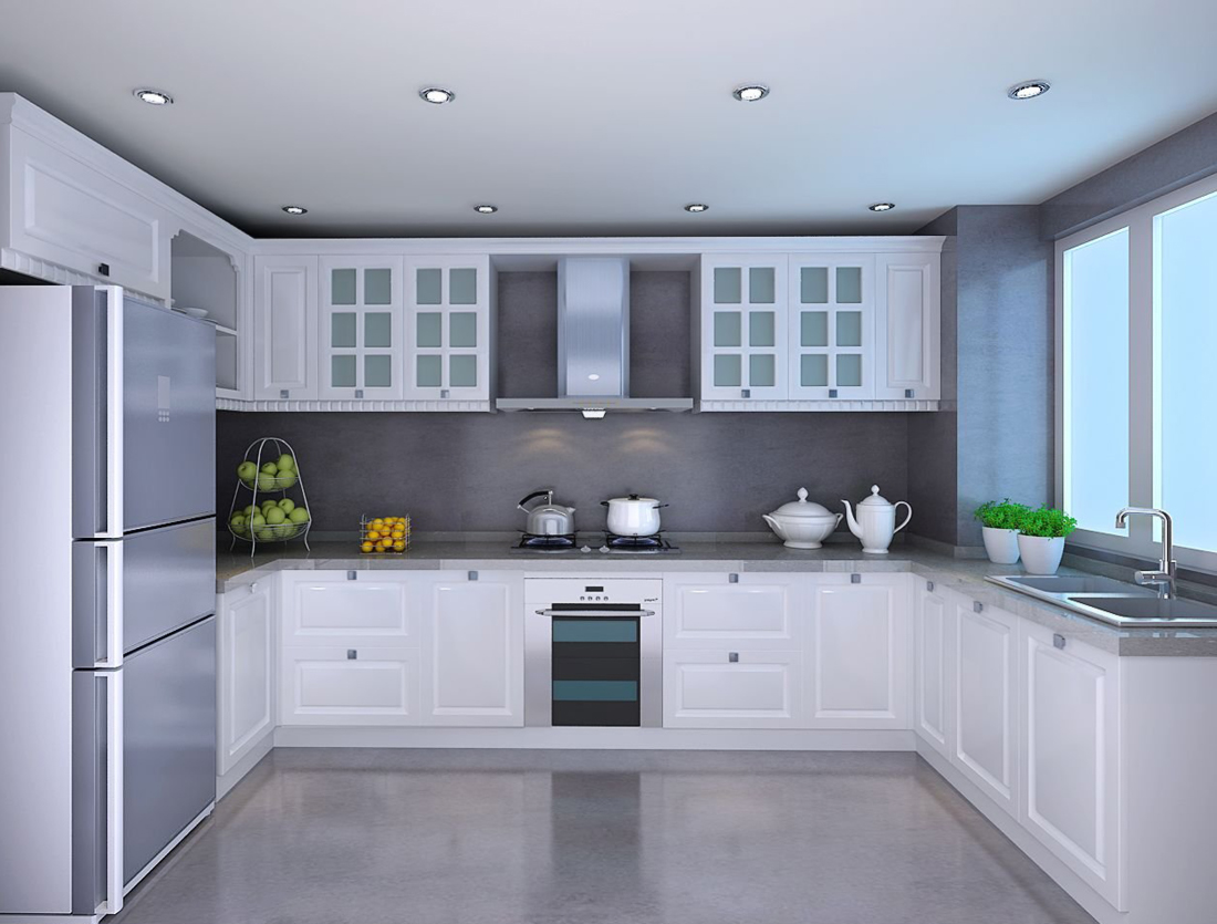 北欧别墅室内厨房设计装修效果图片