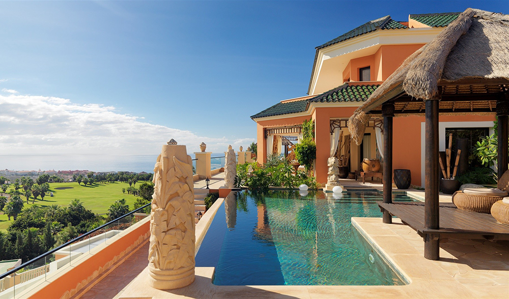 地中海别墅游泳池设计装修效果图片
