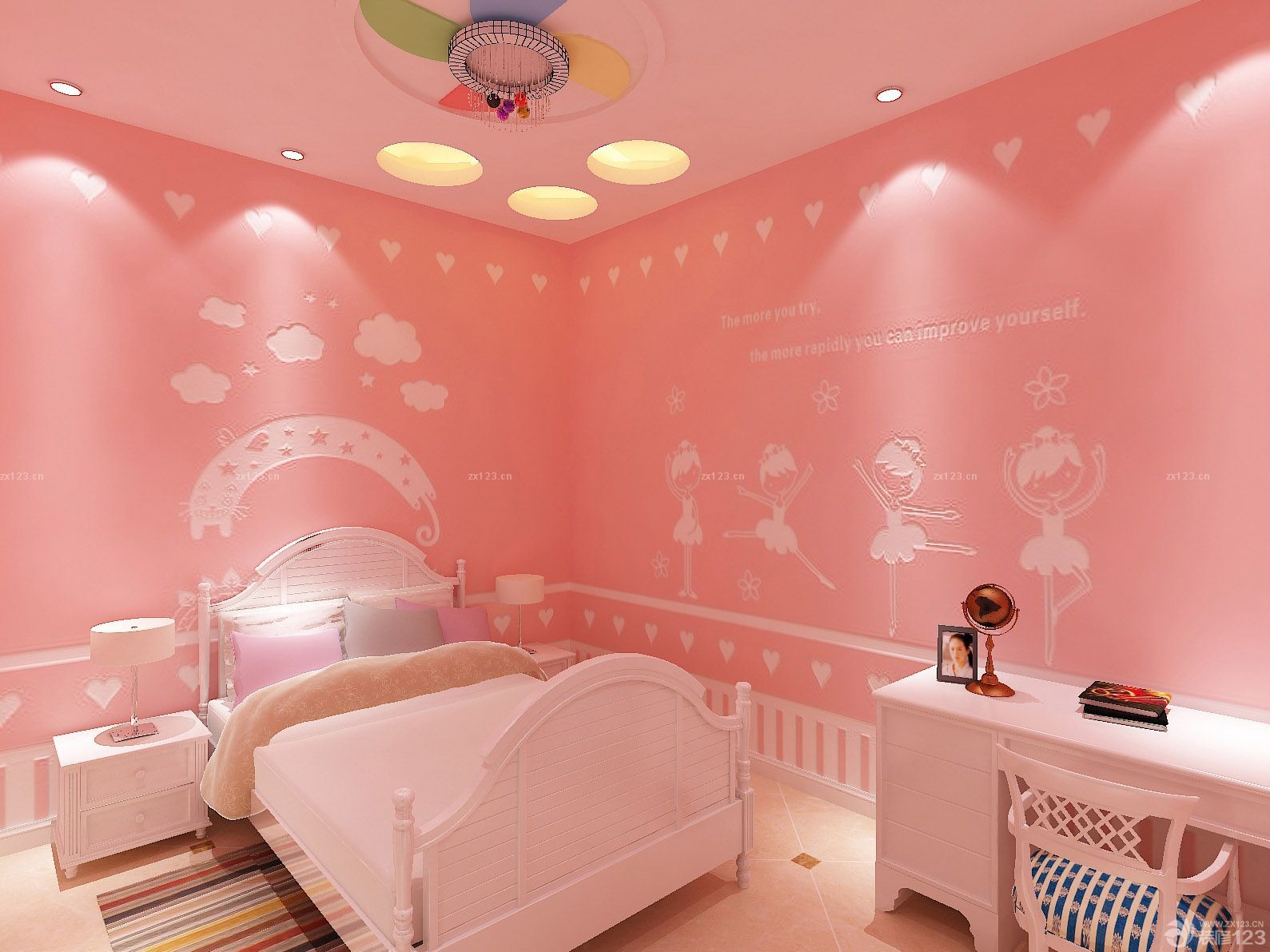 小公主的房间设计效果图片汇总 – 设计本装修效果图