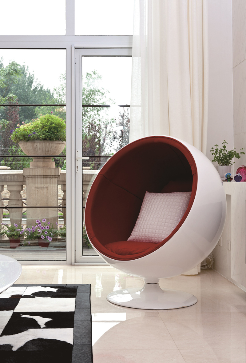现代别墅室内休闲创意椅子装修效果图片