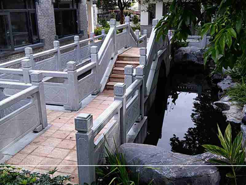 中式风格别墅花园楼梯实景图片