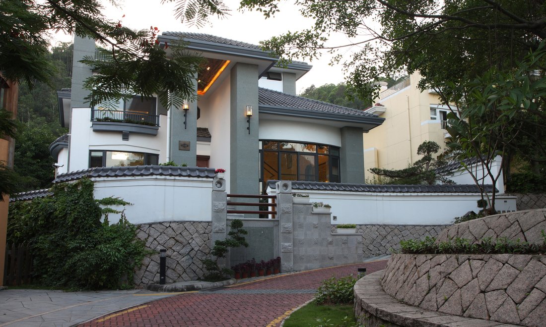 中式田园简单别墅外观设计
